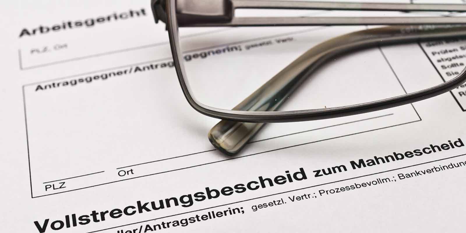 Durchführung eines Mahnverfahrens