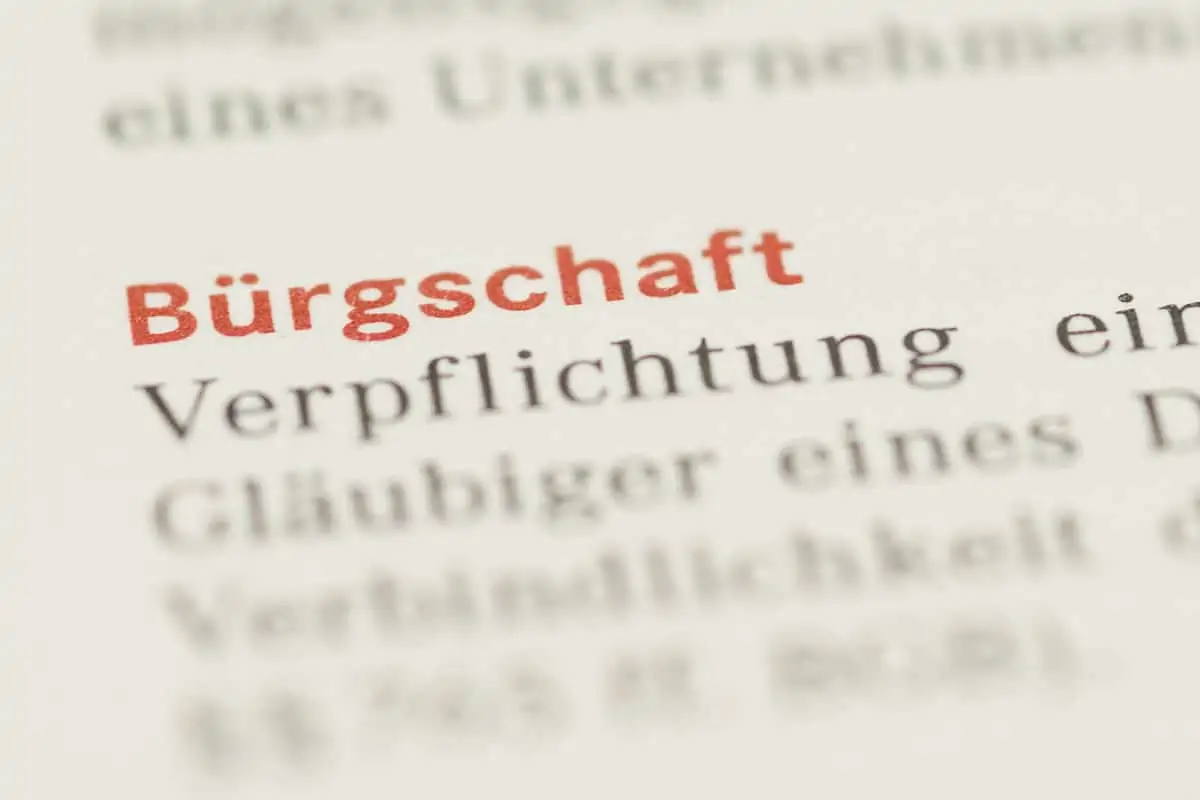 selbstschuldnerische Bürgschaft